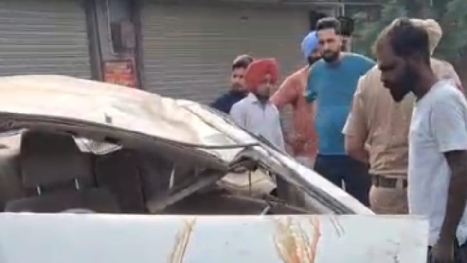 accident in ludhiana three injured