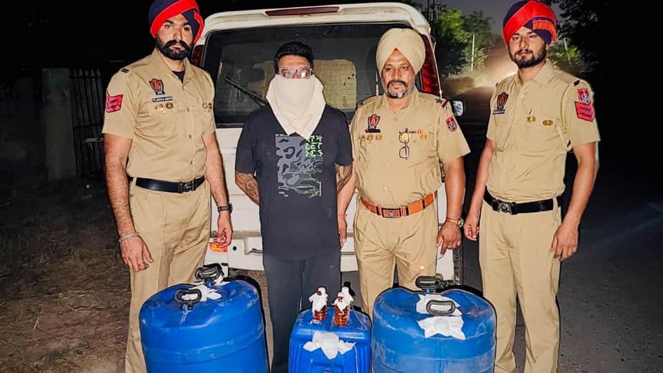 CIA staff in Jagraon Liquor smuggled in Scorpio fake registration number 20 cases seized one arrested