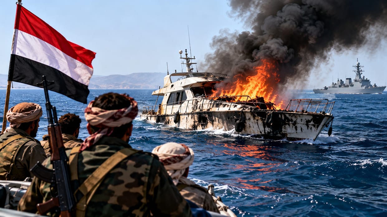 india said Trying to establish facts about incident Indians yacht attacked off Yemen coast