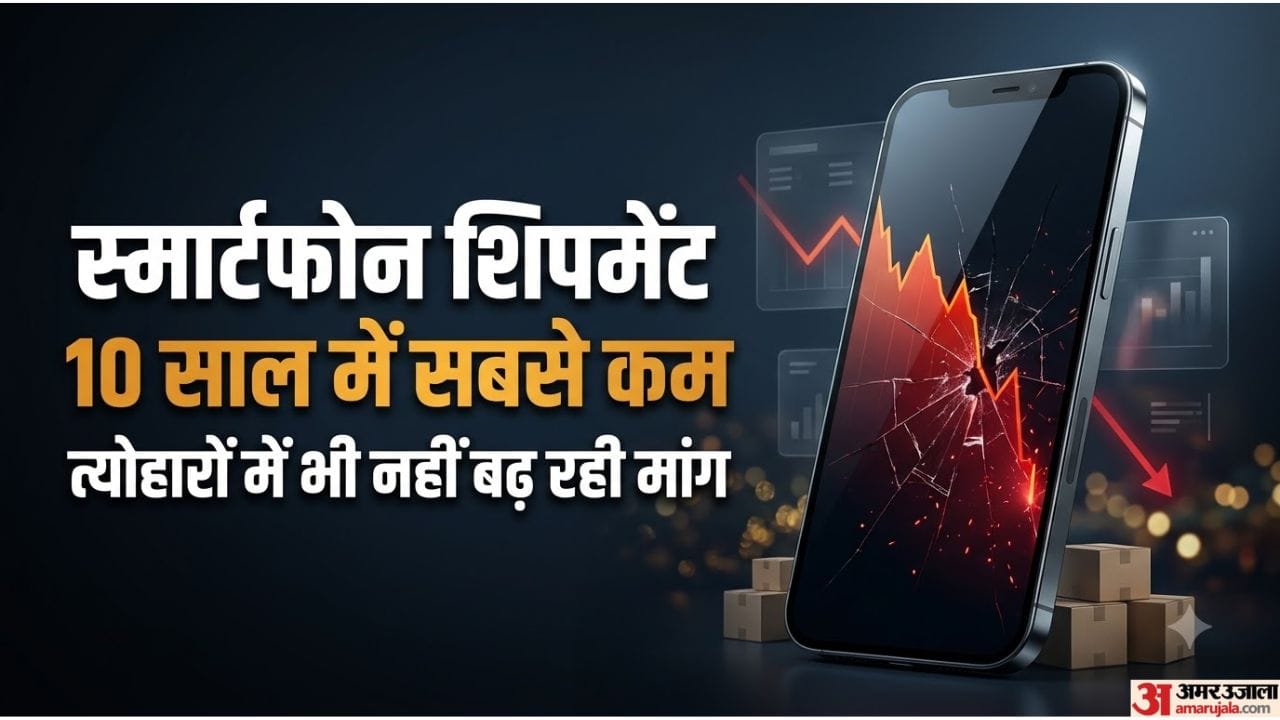 स्मार्टफोन मार्केट का बुरा हाल: त्योहारों में भी नहीं बढ़ी डिमांड, शिपमेंट में 26% की कमी, जानें क्या है वजह india smartphone shipment decline q3 2026 samsung top brand omdia report tech news hindi