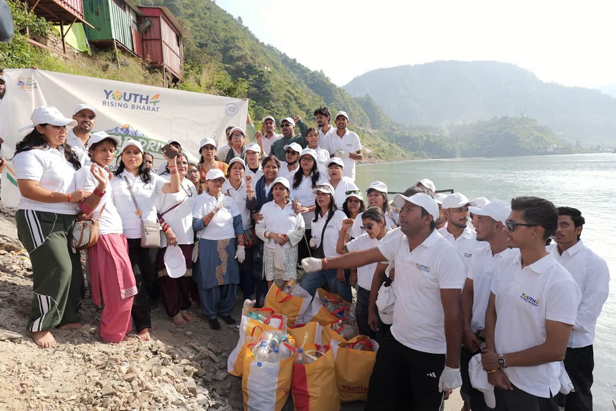 Youth for Rising India Kedarnath Yatra 2026 Aarushi Nishank reaches Dhari Devi launches cleanliness drive