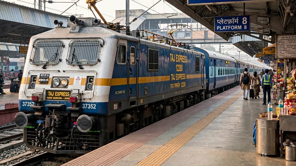 Taj Express will now depart from Hazrat Nizamuddin instead of New Delhi