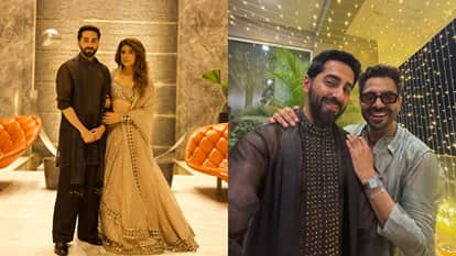 Udta Teer Actor Ayushmann Khurrana Host Diwali Party karan johar to sara celeb attend Star studded celebration