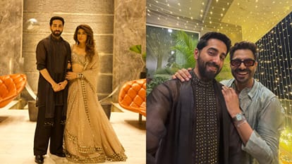 Udta Teer Actor Ayushmann Khurrana Host Diwali Party karan johar to sara celeb attend Star studded celebration