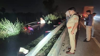 हादसे के बाद माैके पर पहुंची पुलिस
