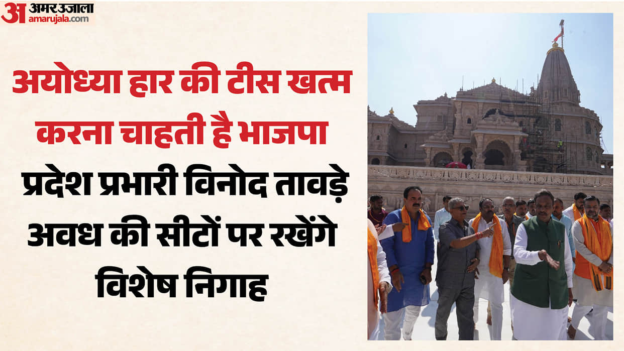 UP: BJP activates Awadh constituency ahead of elections, in-charge Vinod Tawde reviews preparations