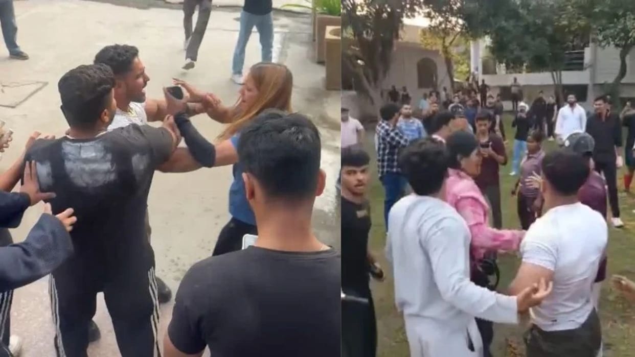 Sports competition turns into a brawl kicks and punches fly during championship chief organizer hospitalized i