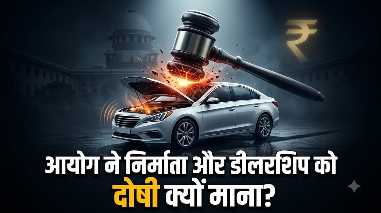 Consumer Court Orders Car Manufacturer & Dealer to Pay ₹1.65 Lakh Compensation Over Persistent Engine Knocking