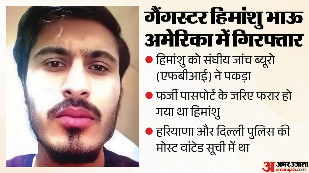 Gangster Himanshu Bhau Arrested in US; Wanted in Elvish Yadav House Firing Case