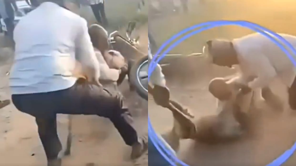 People Risk Their Lives to Rescue a Friend From a Wild Animal