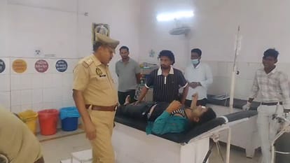 अस्पताल में भर्ती घायल