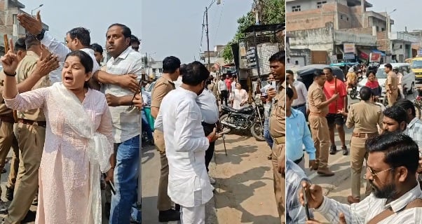 कन्नौज: सपा मुखिया का पुतला फूंकने को लेकर विवाद, HAM के अध्यक्ष की पिटाई, जड़े थप्पड़ और सड़क पर पटका, हंगामा