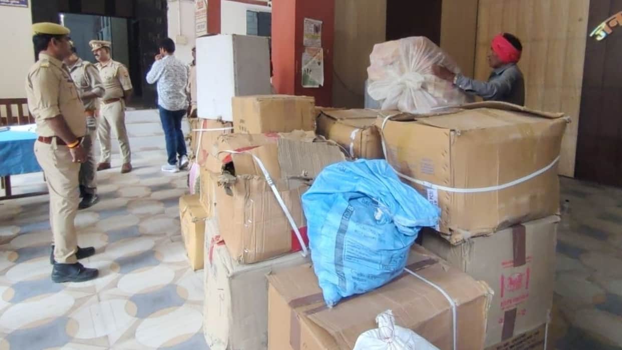 2653 kg illegal firecrackers seized ahead Diwali stock exceeded licensed limits father and son arrested
