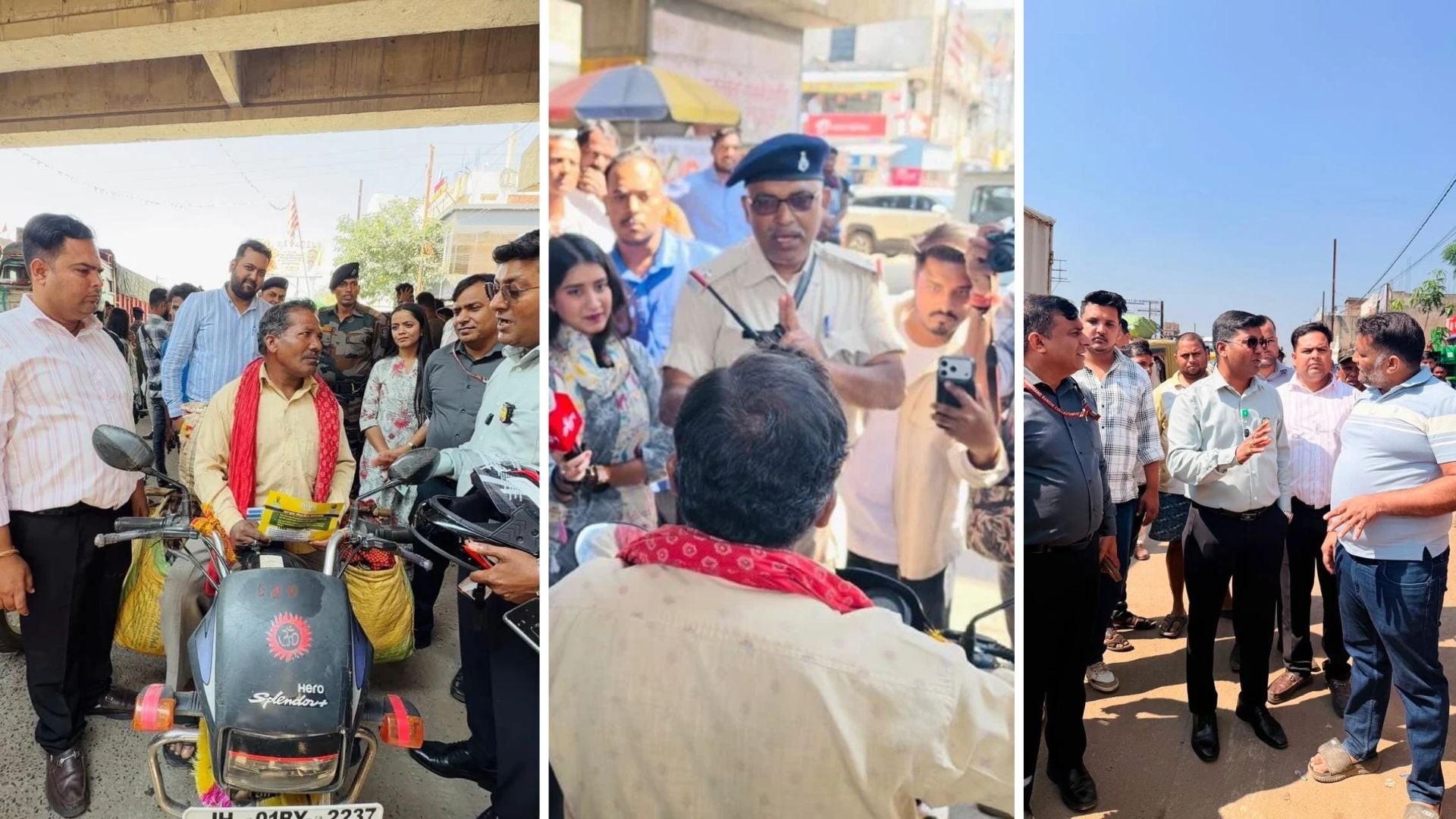 रांची में चलाया गया सड़क सुरक्षा जागरूकता अभियान