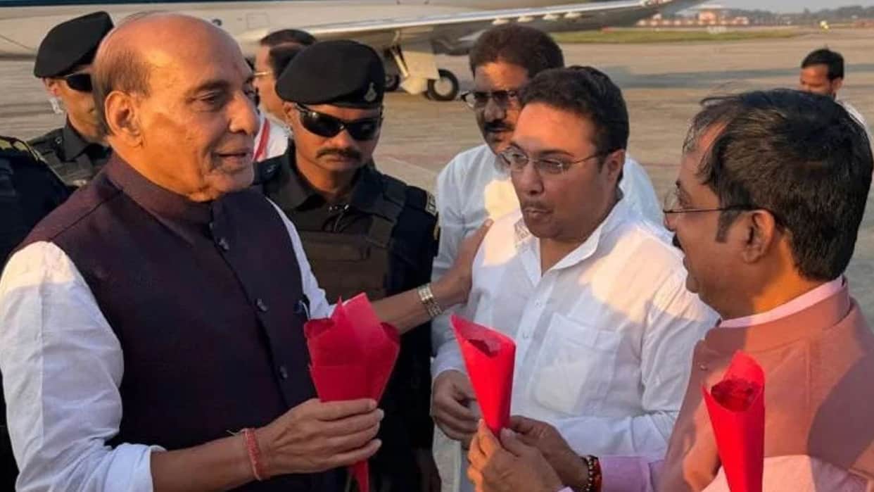 Rajnath Singh arrives in Kashi To attend air show preparations for PM Modi event complete SPG on high alert