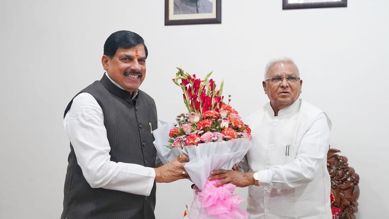 MP: CM Meets Governor, Announces Grand Celebrations for State Foundation Day and Birsa Munda Jayanti