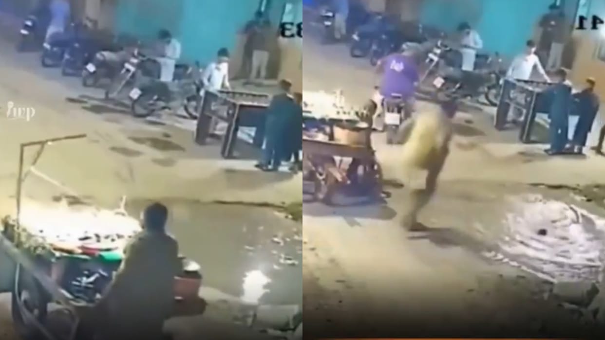 Viral Video Vegetable Seller Risks His Safety to Rescue a Child Who Falls Into a Drain