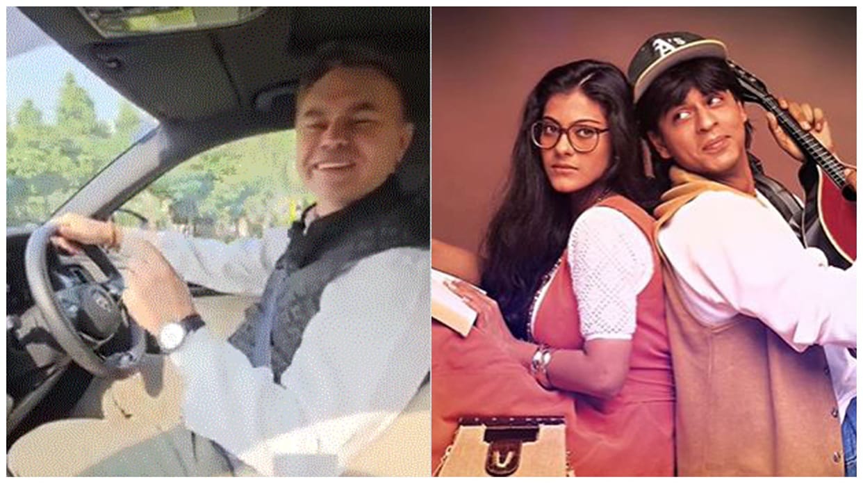 Slovak Ambassador Robert Maxian recreate shah rukh film dialogue Senorita video viral