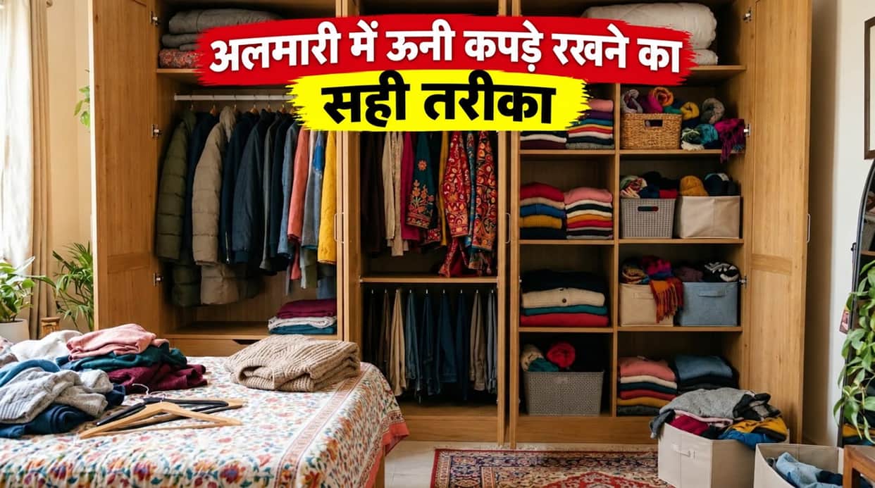 How to organize heavy winter clothes in your wardrobe with easy storage tips