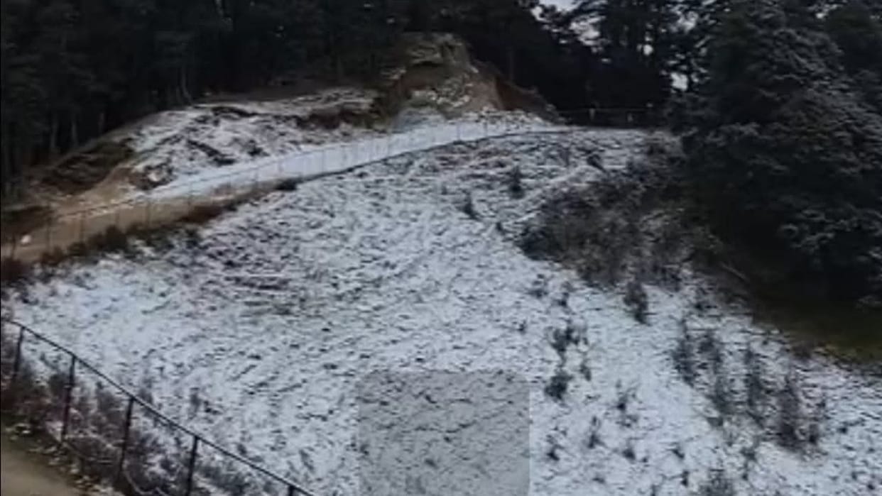 Hatu Peak Narkanda First Snowfall October 2026 Himachal Pradesh