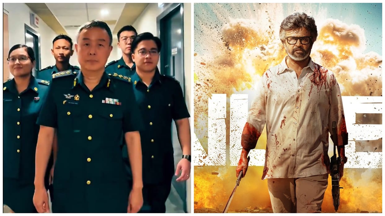 Jailer 2 Singapore Customs Chief Brings Video On Rajinikanth Movie Song Hukum Reloaded