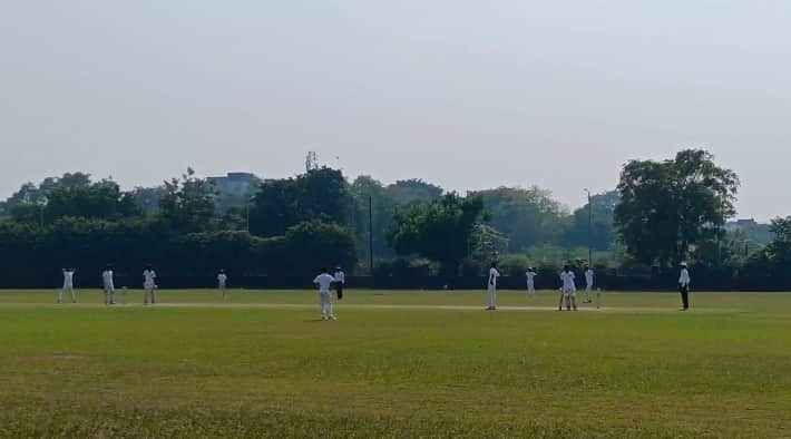 Kanpur KCA Under 13 practice match an exciting contest at the HBTU ground with a resounding victory for KCA A