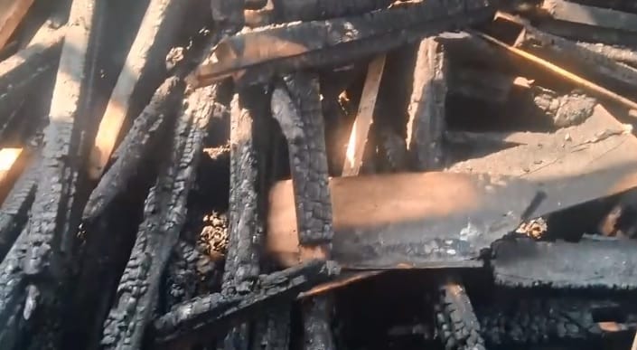 Farrukhabad Massive fire breaks out at timber yard brought under control after strenuous effort