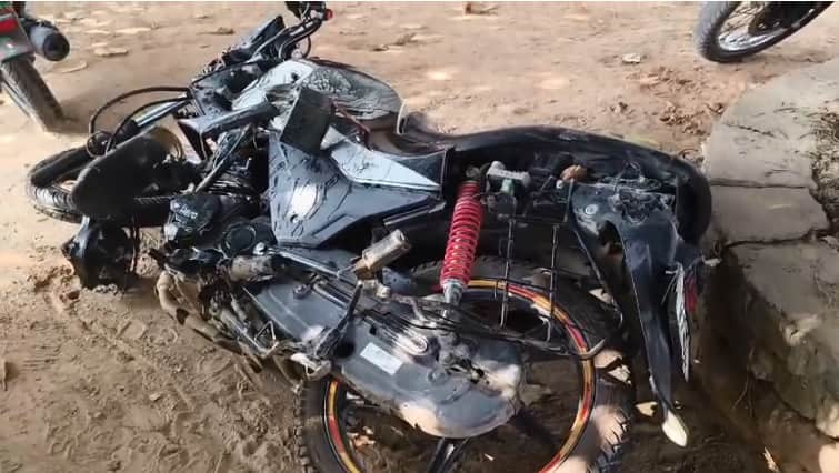 Auraiya Unidentified vehicle runs over two motorcycles two teenage girls died three others critically injured