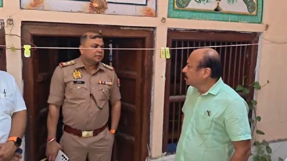 Woman body found on stairs of house in Mathura