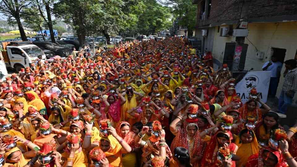 Bhagwat Katha begins in Maloya