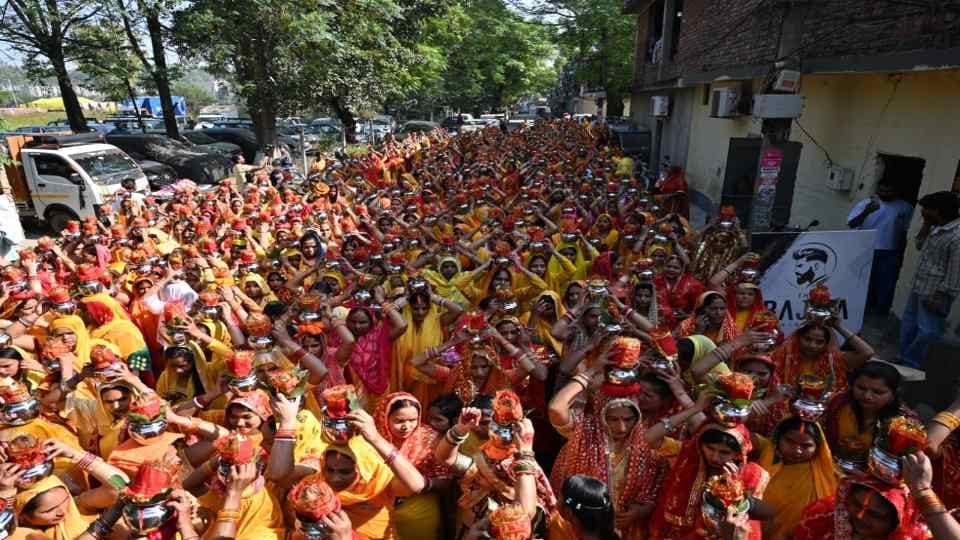 Bhagwat Katha begins in Maloya