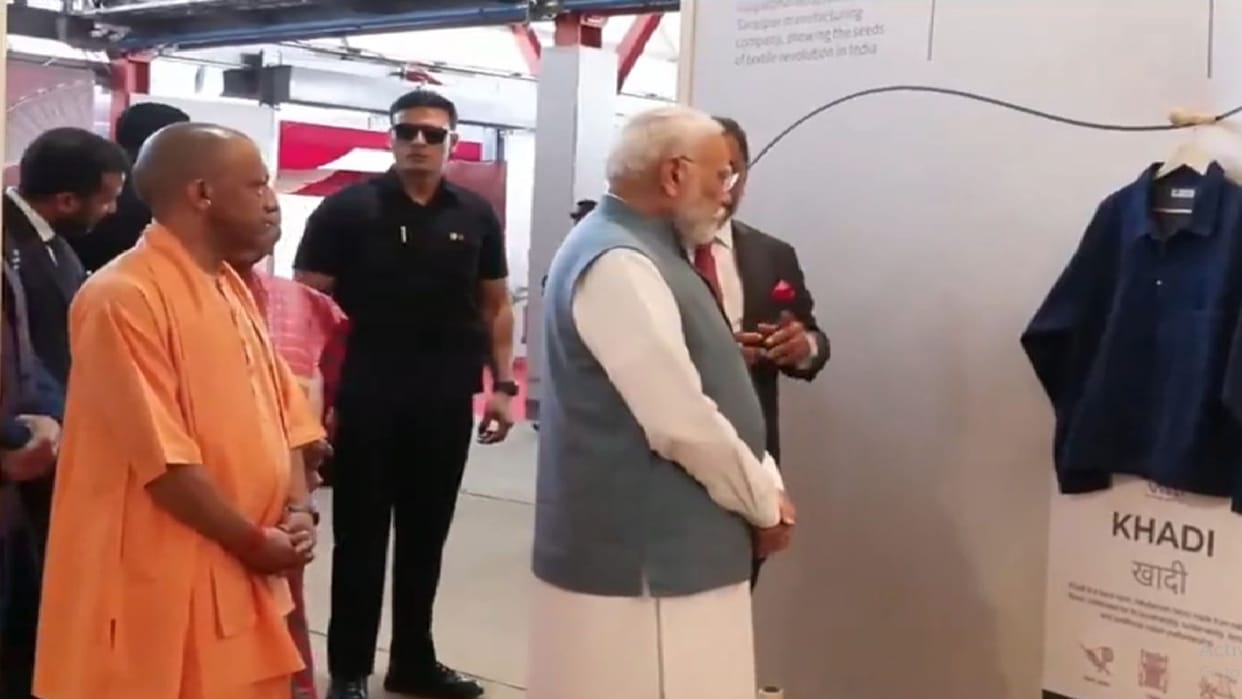 PM Modi in Varanasi Today Live Updates PM witness an air show and inaugurate Arvind Mill