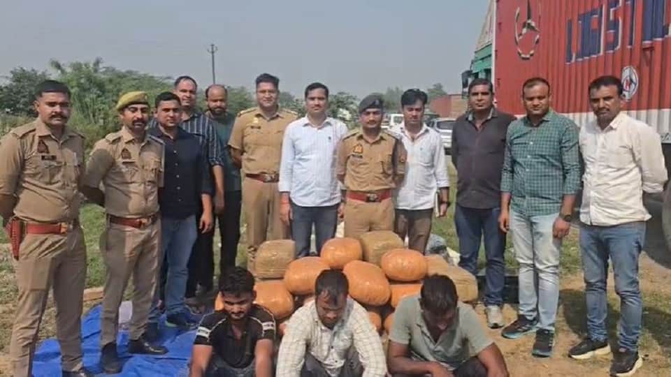 250 kg ganja worth Rs 1.25 crore seized in Mathura