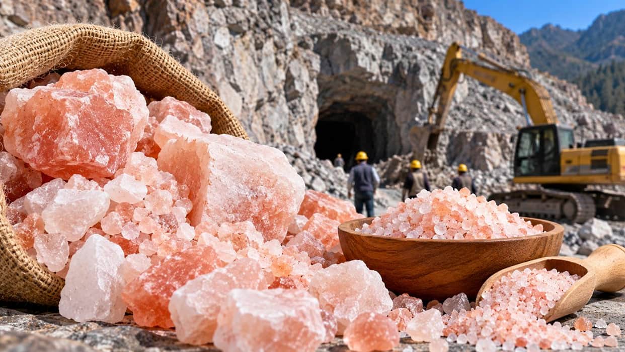 Gumma Rock Salt Drang Mine Mandi Himachal Pradesh 7700 Tonnes