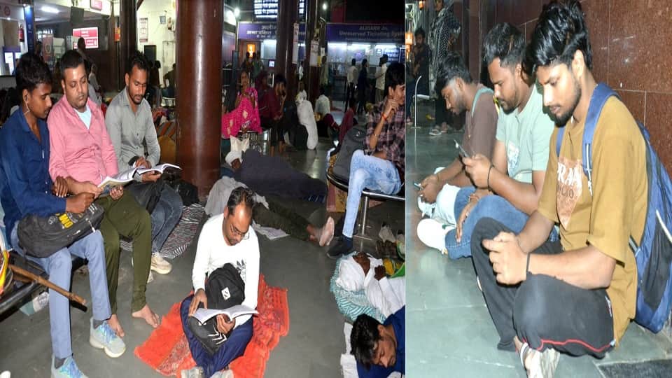PET exam in Aligarh today