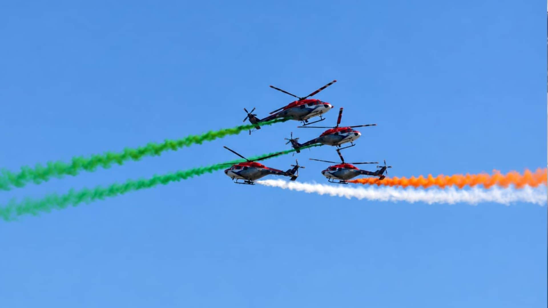 Air show Varanasi in Fighter jets perform maneuvers above Ganga ghats massive crowds to witness show