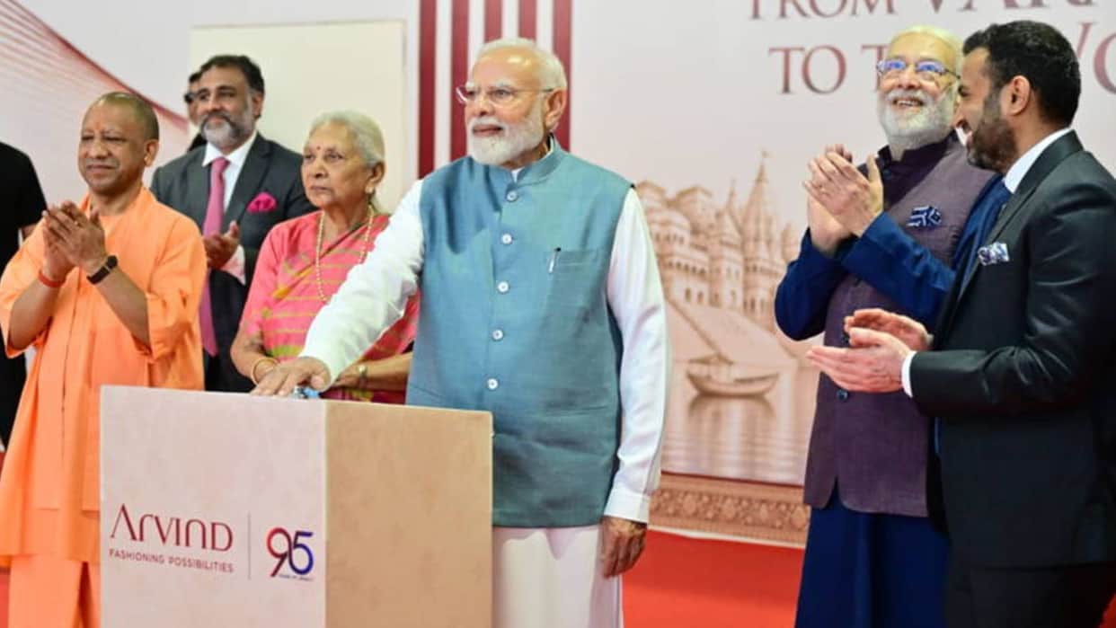 PM Modi inaugurates Arvind garment factory in Varanasi providing employment to thousands