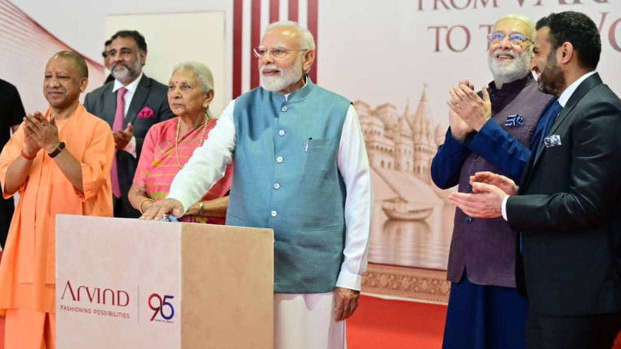 PM Modi inaugurates Arvind garment factory in Varanasi providing employment to thousands