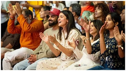 Anushka Sharma Virat Kohli Attend Krishna Das Concert Immersed In Devotion