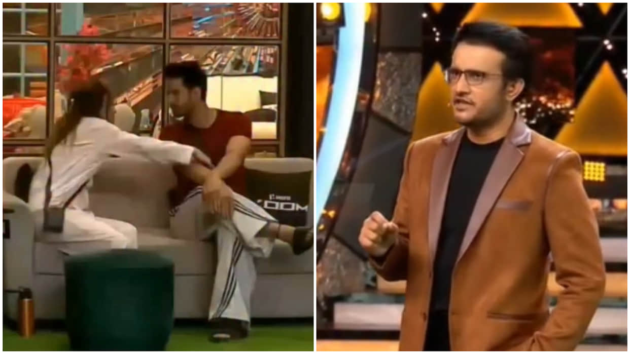 Bigg Boss Bangla Season 3 Sourav Ganguly Gives Final Warning To Rajveer And Nandini Over Their Romance