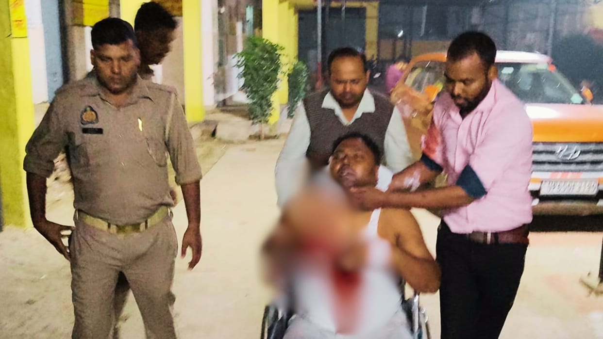 Varanasi Brother private hospital director throat slit attacked two years ago assailants climbed wall