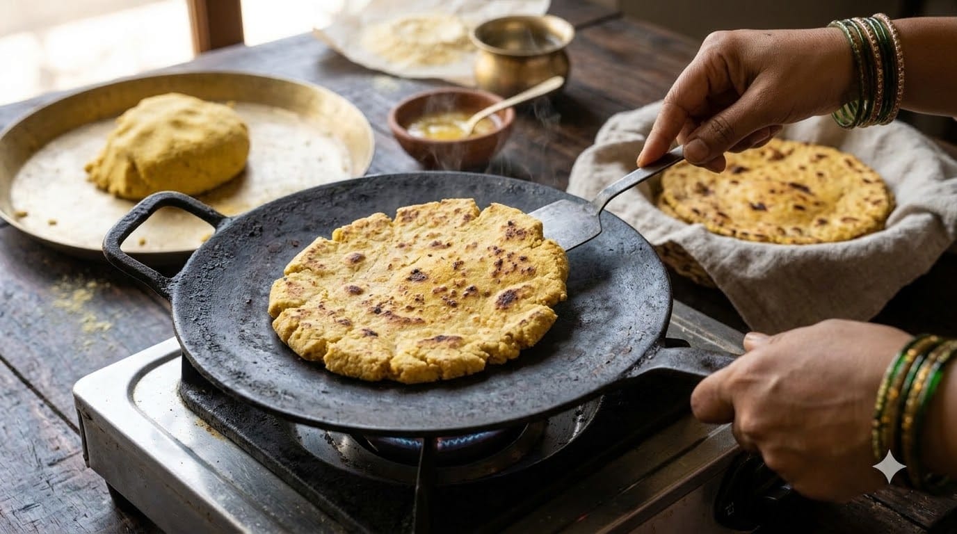 How to make super soft puffy makke ki roti without breaking naram makki ki roti banana ka aasan tarika