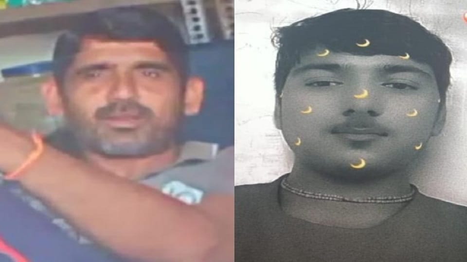 Aligarh Road Accident Father Son Died