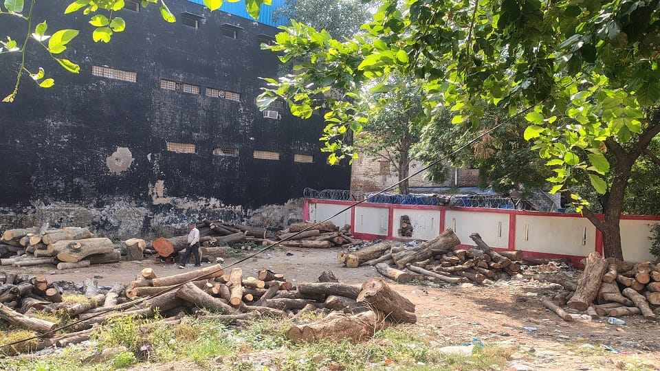 School Safety Concern: Boundary Wall Broken, Timber Logs and Saw Machine Found in Girls’ School Playground