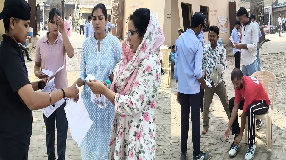 पीईटी: गहने रोके और जूते उतरवाए, तब मिला केंद्रों में प्रवेश, रेलवे स्टेशनों पर परीक्षार्थियों की बढ़ी भीड़