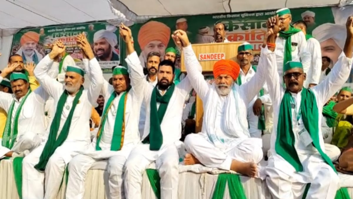 प्रयागराज : किसानों की समस्याओं पर गरजे राकेश टिकैत, बोले- खेती से मोहभंग कराने की कोशिश