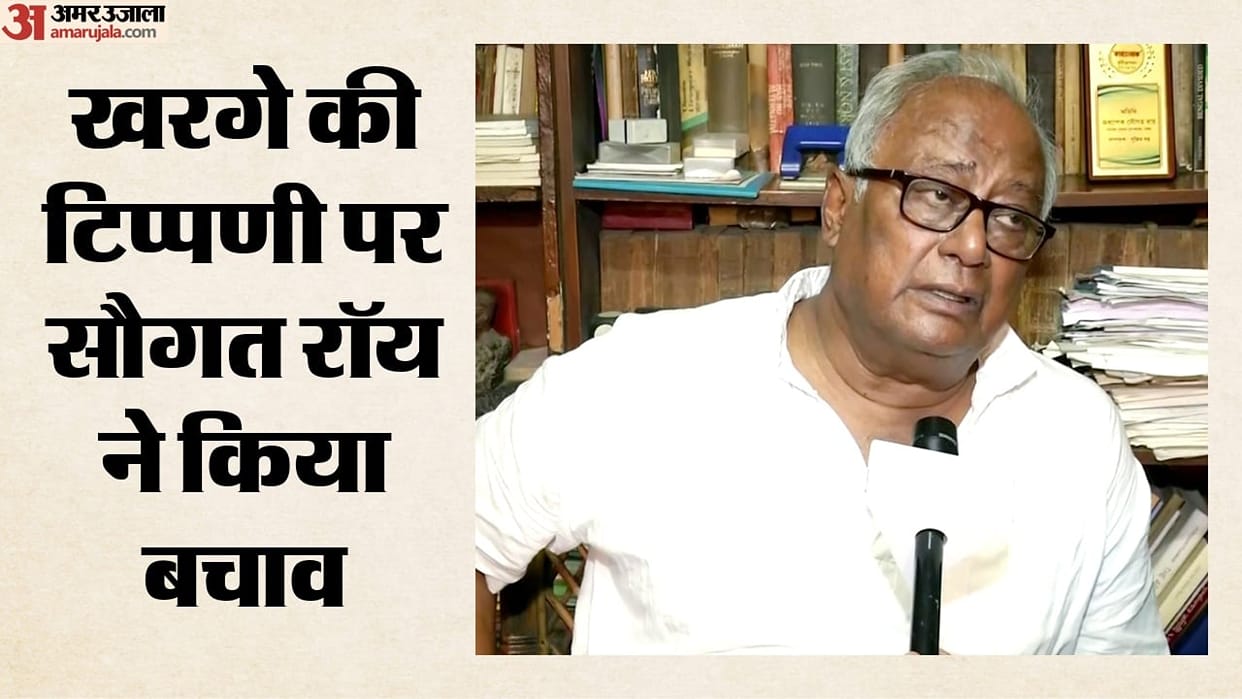 saugata roy defends mallikarjun kharge pm modi remarks nishikant dubey