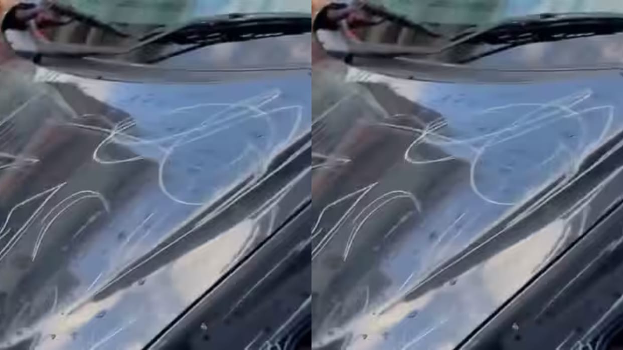 New Car Vandalized Overnight Owner Gets Shocking Surprise in the Morning