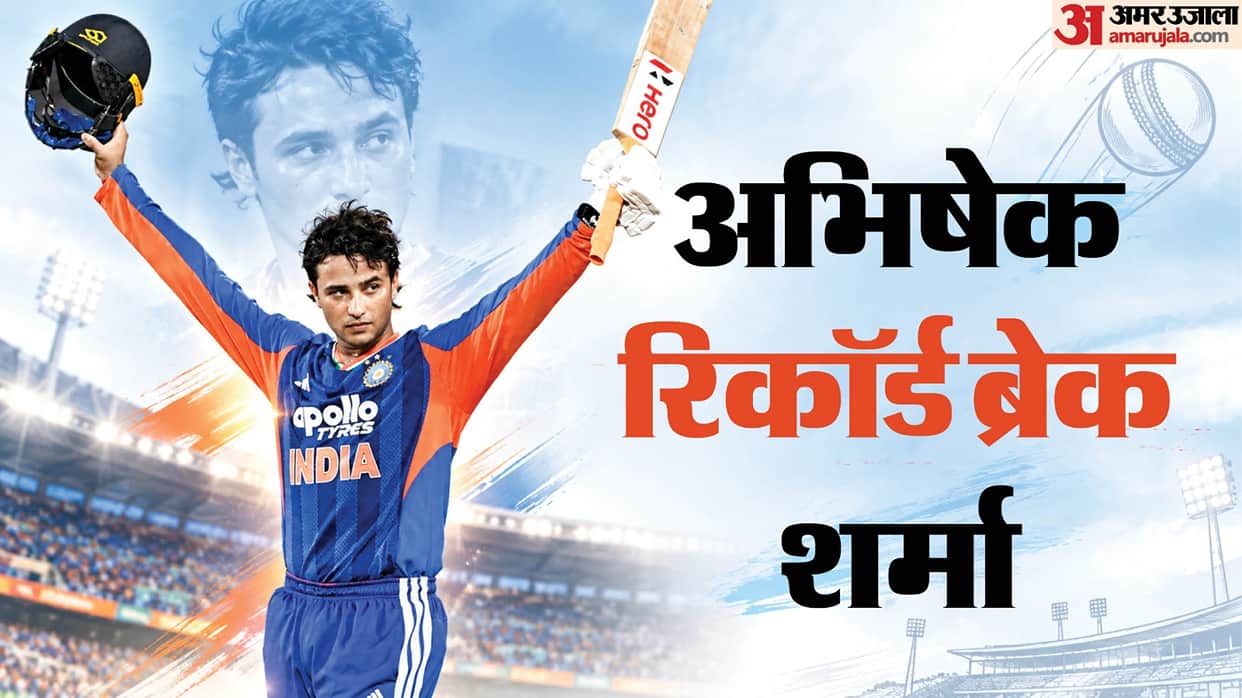 Abhishek Sharma All records broken in IND vs NZ 3rd T20 Century Team India Chase Vaibhav Sooryavanshi