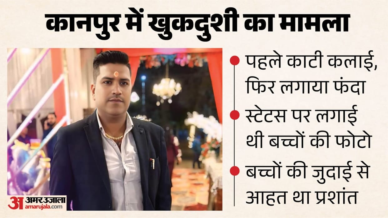 Kanpur Man cuts his wrist after his brother  leaves for a doctor he takes his own life by hanging